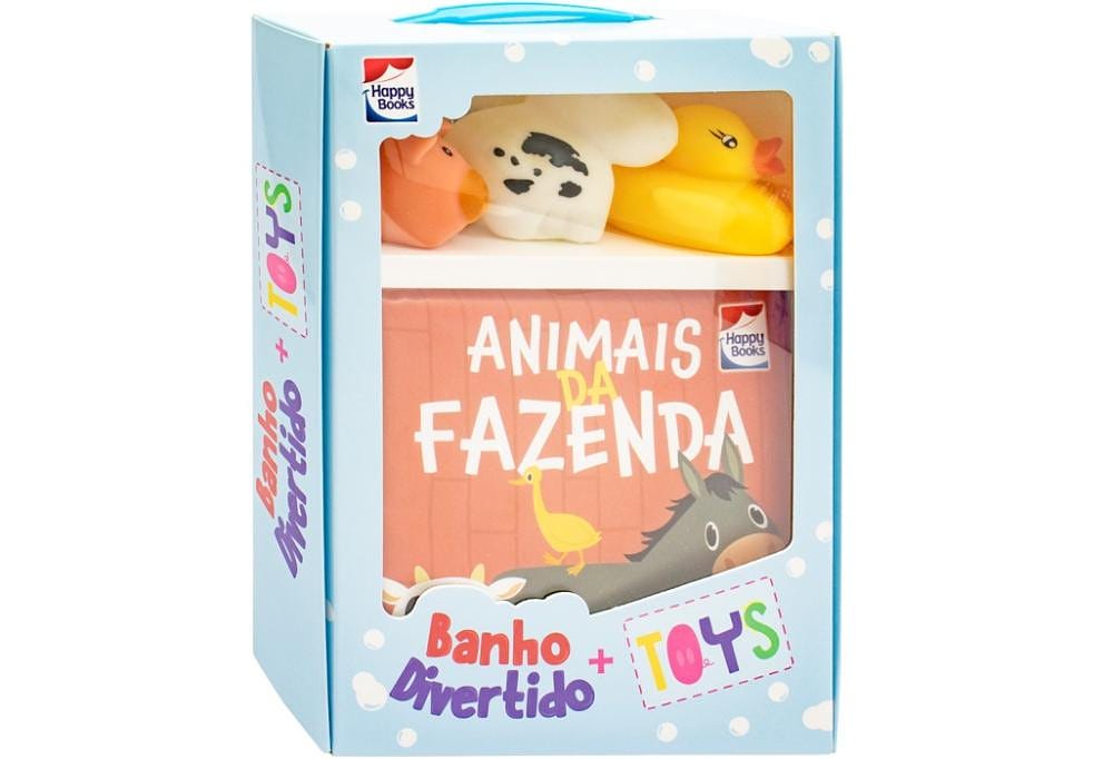 Banho Divertido Toys Animais da Fazenda - Happy Books