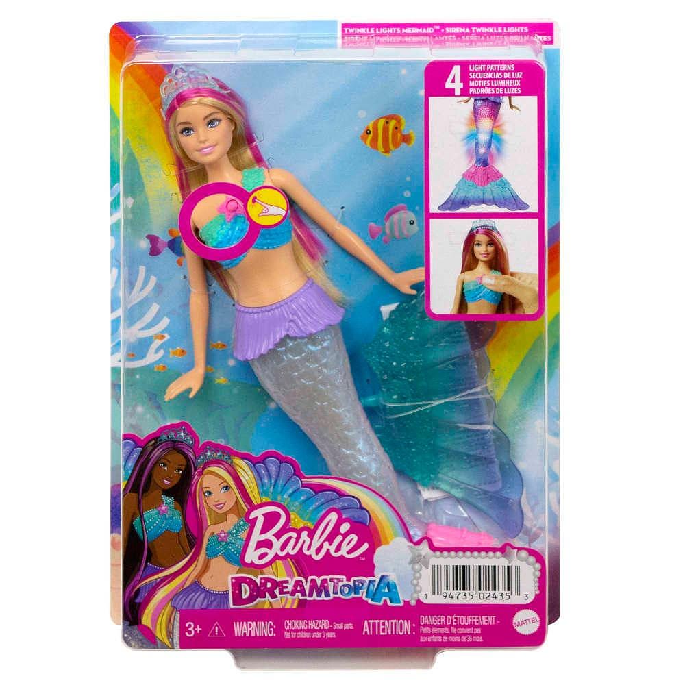 Barbie Dreamtopia Sereia Luzes e Brilhos - Mattel