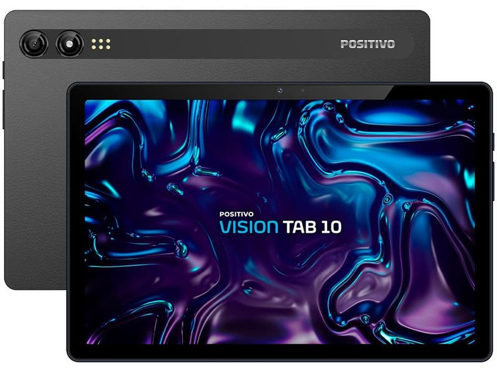 Tablet Positivo Vision Tab 10,1" 128GB 4GB RAM Android 13 Octa Core Wi-Fi 4G