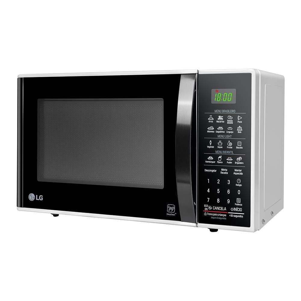 Forno de Micro-ondas LG MS3091BC com Função Eco On 30L - Branco