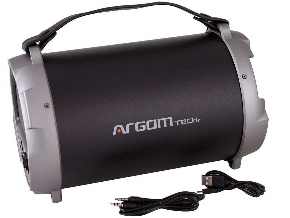 Caixa de Som Argom Bazooka ARG-SP-3124BN Bluetooth Portátil 18W USB com Tweeter