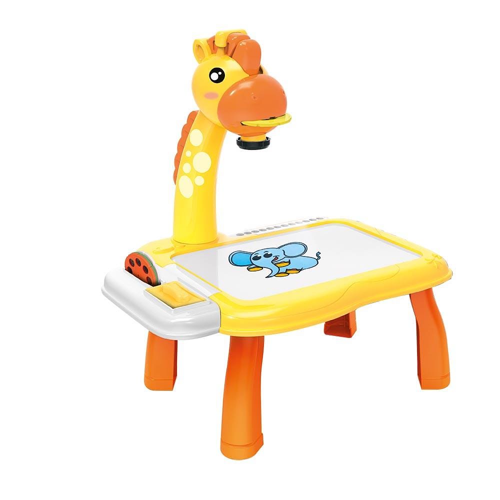 Lousa Projetora com Música Girafa Amarela - Shiny Toys