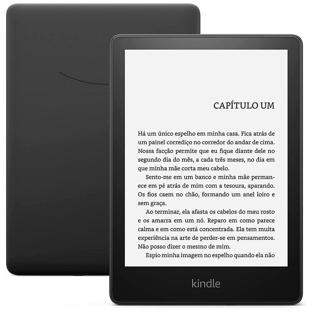 Kindle Paperwhite Amazon 11ª Geração com 16GB, Tela de 6,8" e Iluminação Embutida – Preto