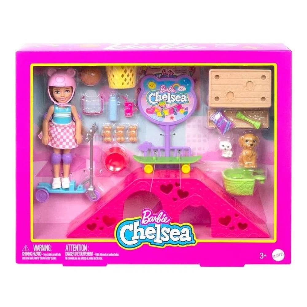 Barbie Chelsea - Pista de Patinação HJY35 - Mattel