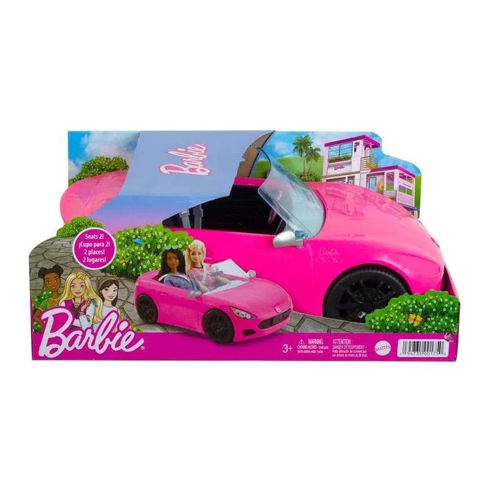 Carrinho Conversível Barbie - Rosa HBT92 - Mattel
