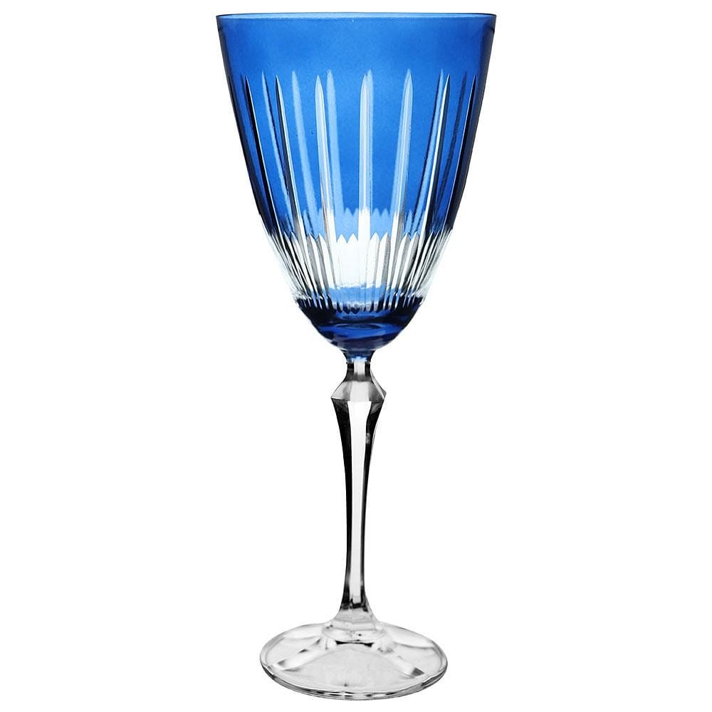 Taça para Vinho Tinto Bohemia Cristal Azul - 250ml