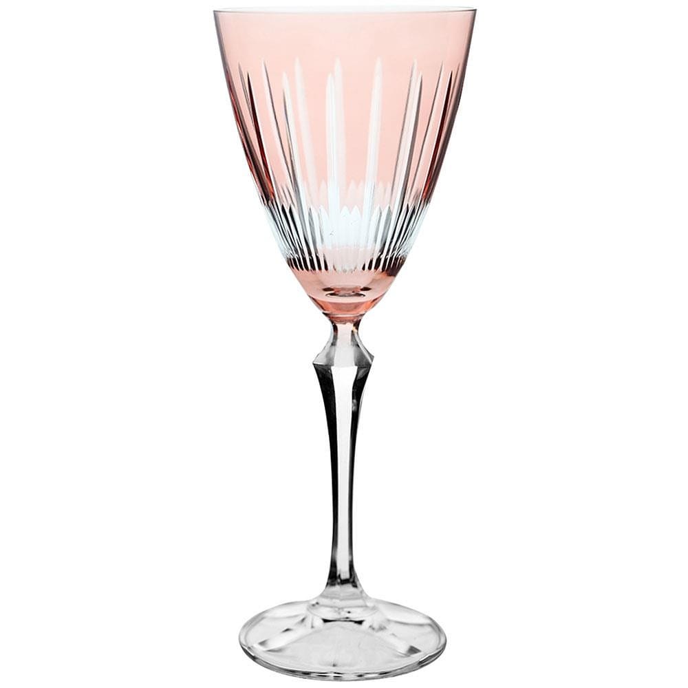 Taça para Vinho Tinto Bohemia Cristal Rosa - 250ml