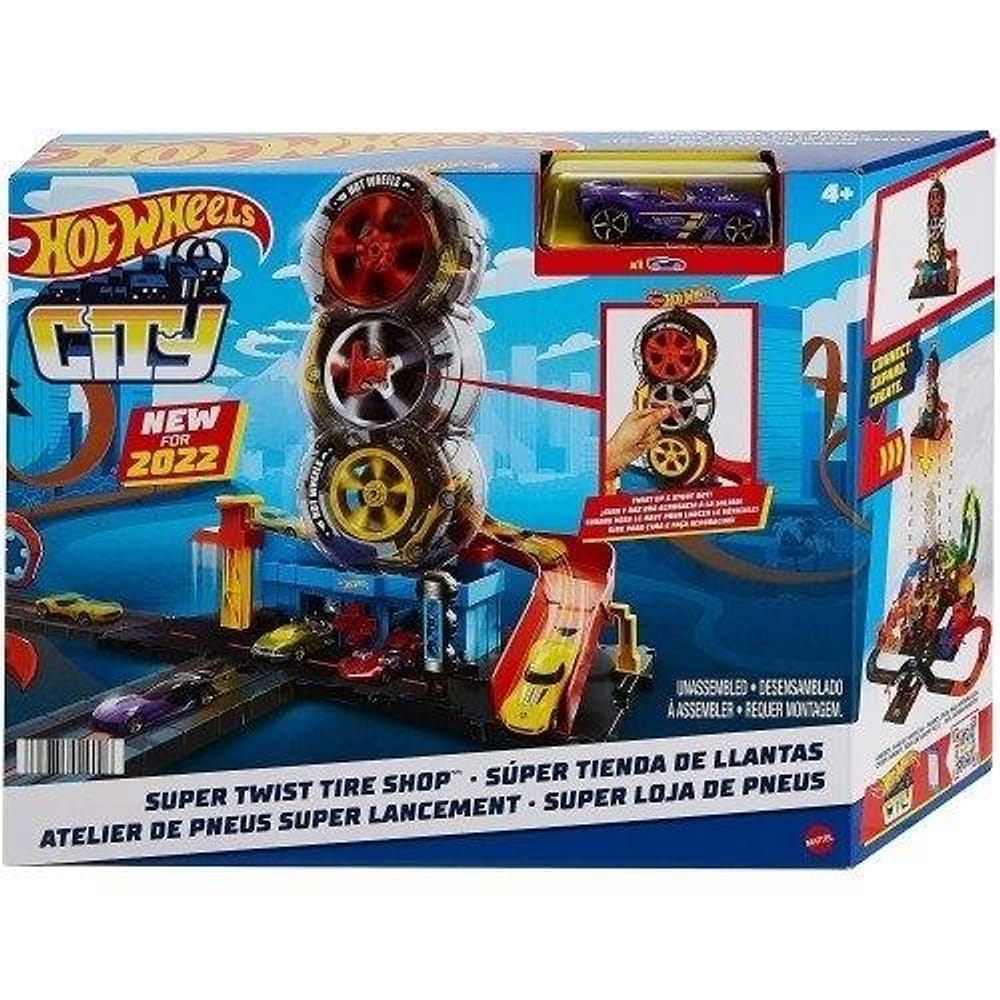 Hot Wheels - City - Super Loja de Pneus - Mattel