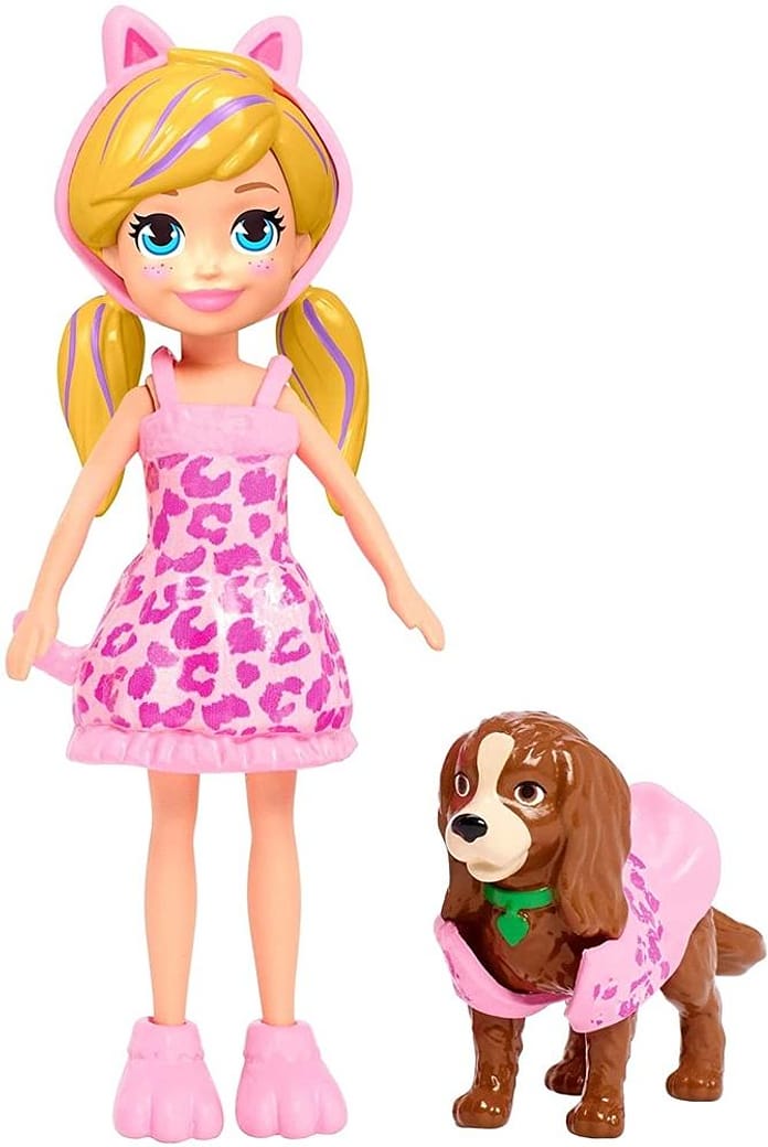 Polly Pocket Kit Cachorro Fantasias Combinadas Gdm15 Mattel