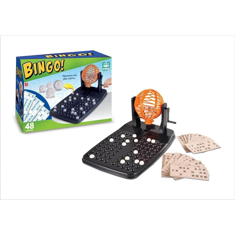 Jogo Bingo 48 Cartelas - Nig Brinquedos