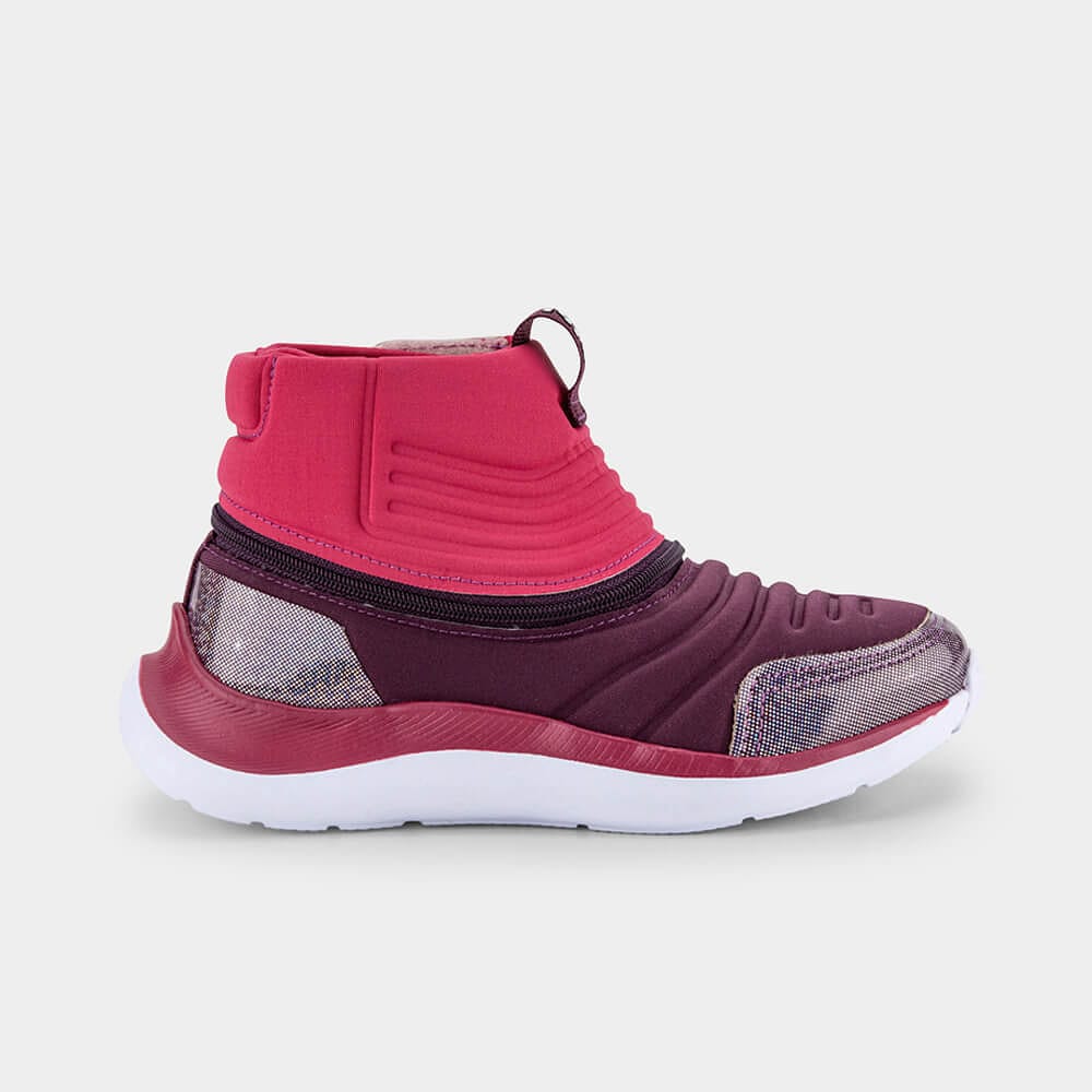 Bota Infantil Inclusiva Bibi Roxo Marsala Bibi Para Todos