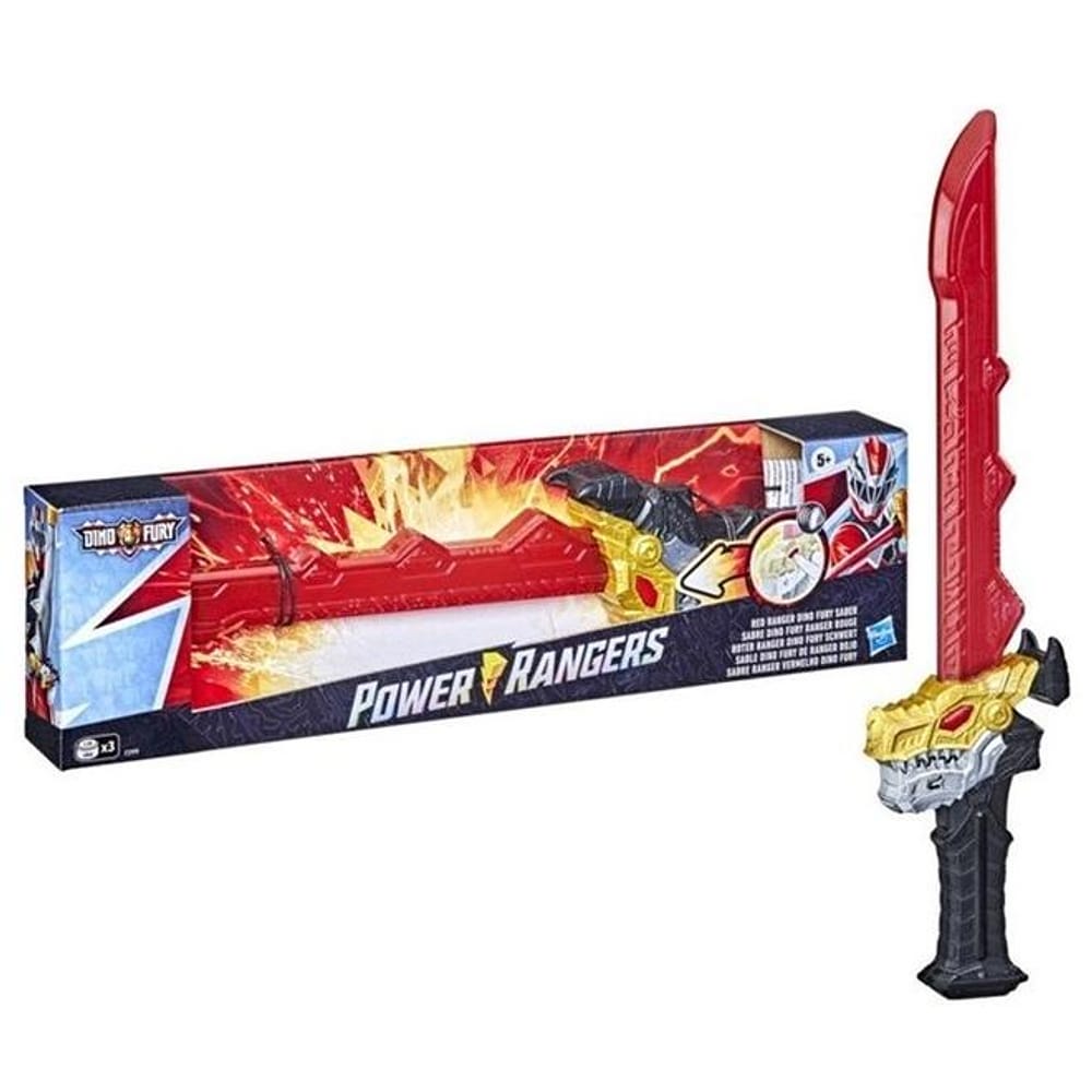 Espada Power Rangers Sabre Vermelho - Hasbro