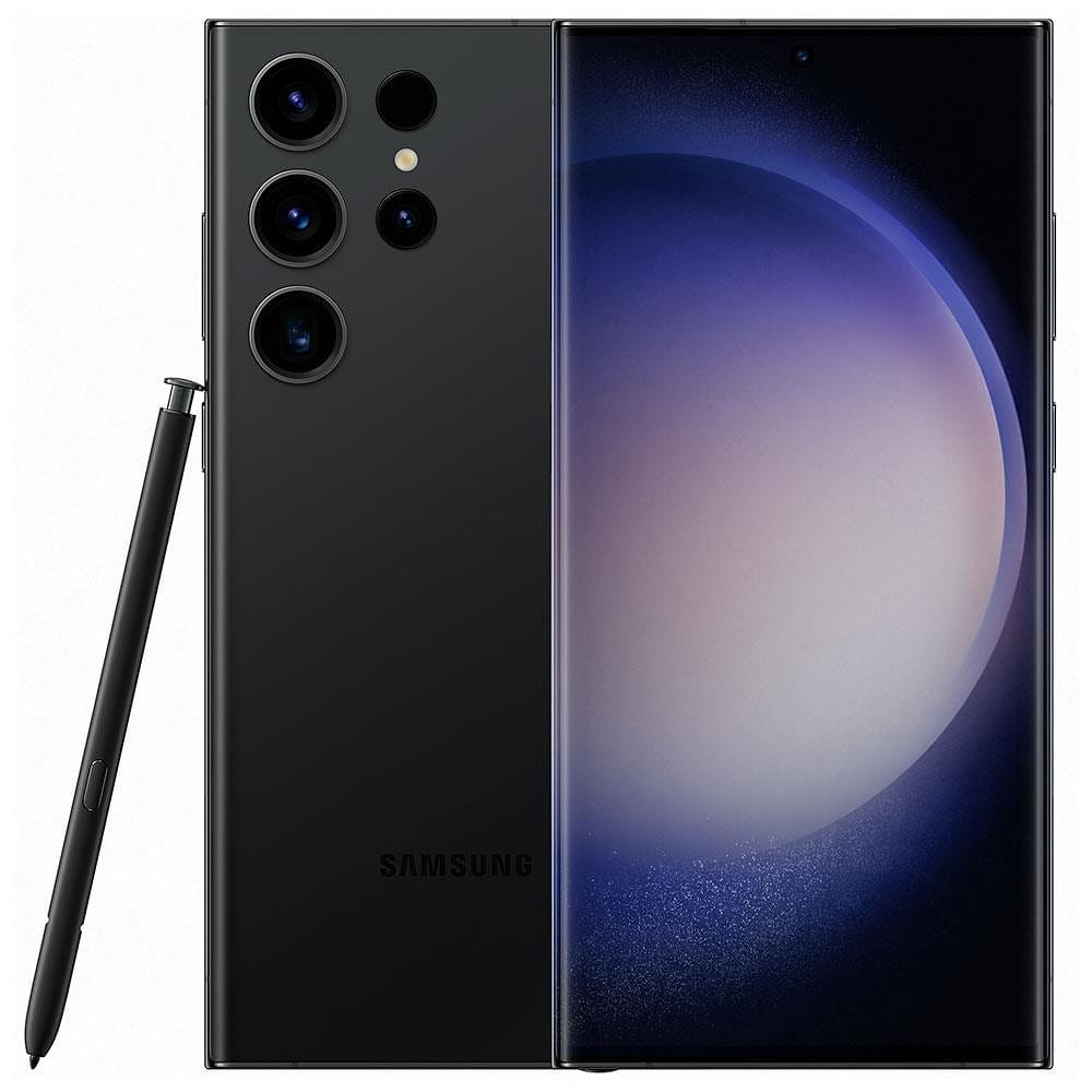 Smartphone Samsung Galaxy S23 Ultra 5G Preto 512GB, Tela 6.8``, 12GB RAM, Inteligência Artificial, Snapdragon 8 Gen 2, Câmera Quádrupla + Selfie 12MP