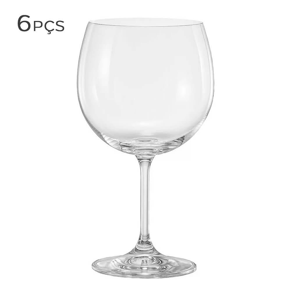 Conjunto Taça para Gin Tônica de Cristal Bohemia 600ML 6PÇS