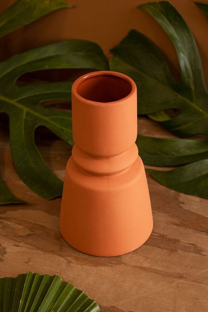 Vaso Cachepot Ceramica Alto Formas