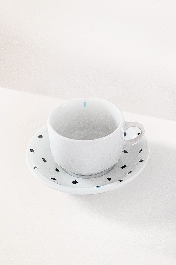 Xícara de Chá Porcelana Mini Geos