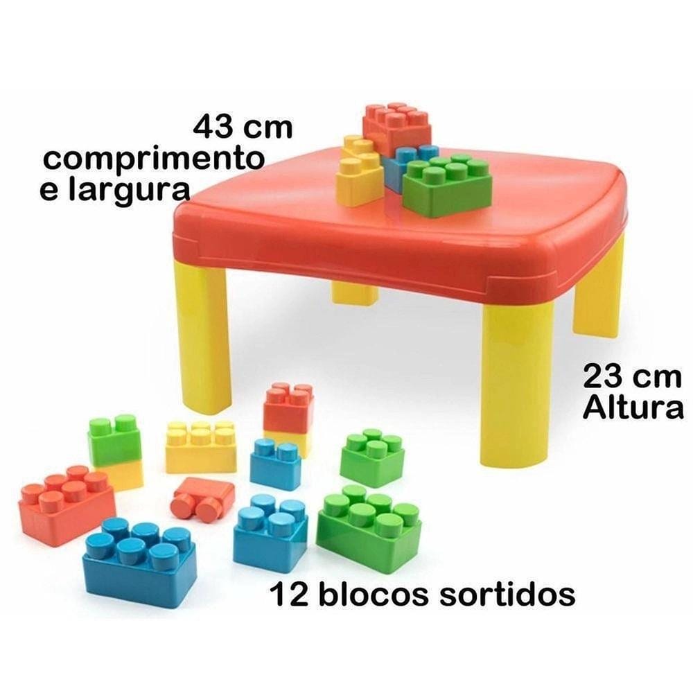 Mesa Infantil - Com Blocos de Montar - Simo Toys