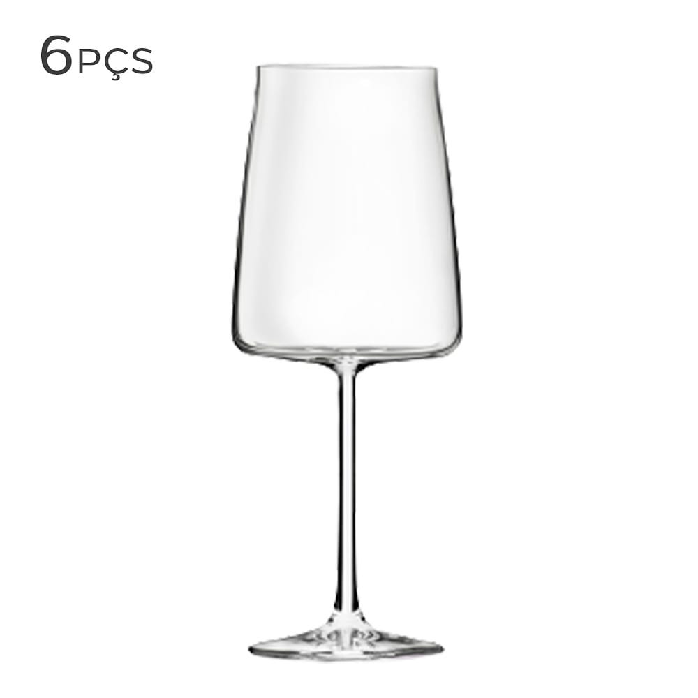 Taça de Vidro Ecológico Cristalino para Vinho Tinto RCR Essential 650ML 6PÇS