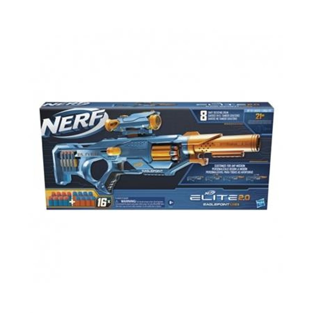 Lançador de Dardos - Nerf 2.0 - EAGLEPOINT R-8 - Hasbro