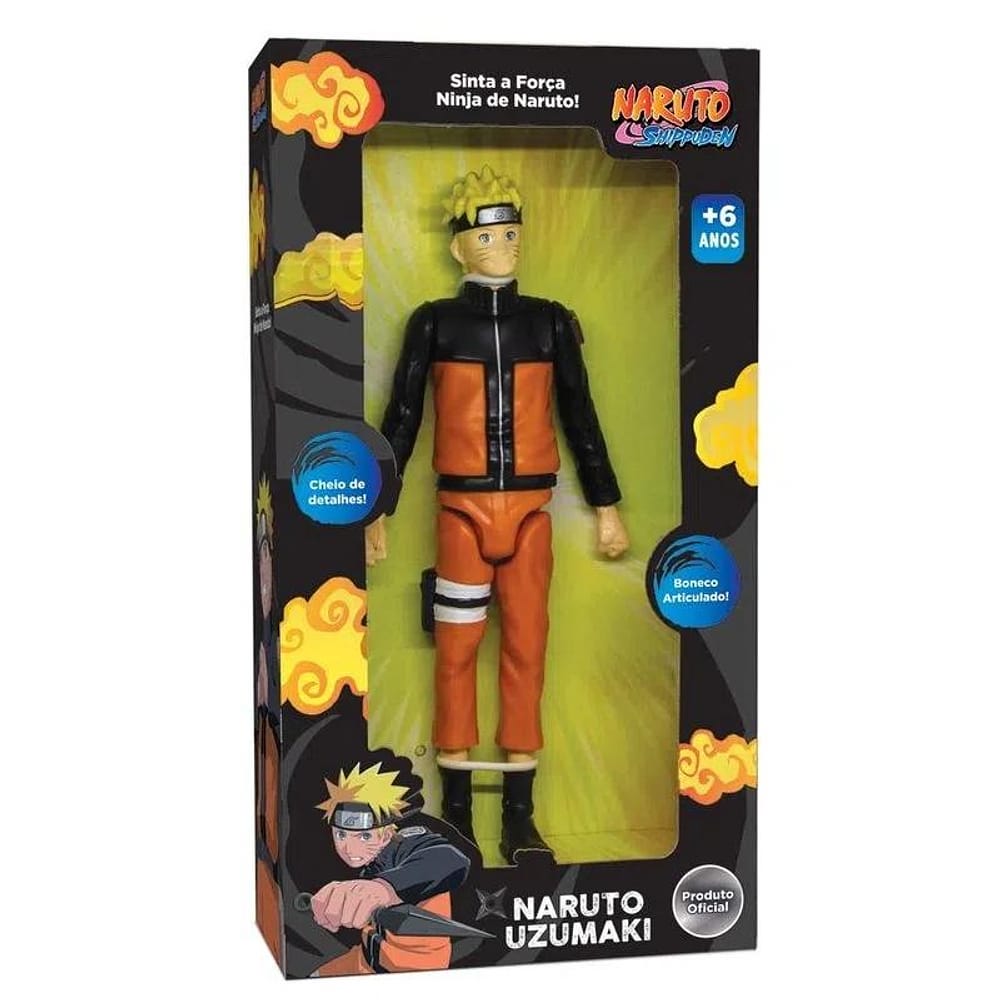 Boneco Naruto Uzumazi - Naruto Shippuden - Elka