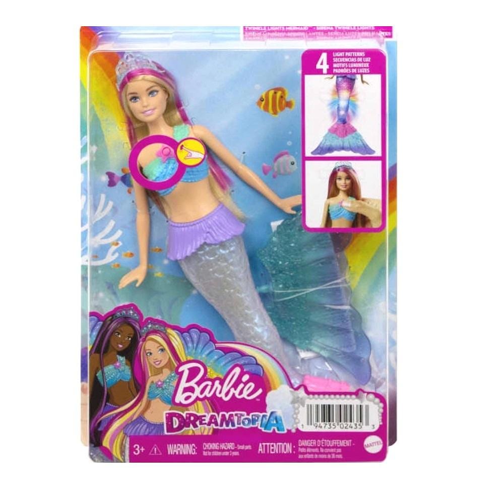 Barbie Dreamtopia Sereia Luz Brilhante - HDJ36 - Mattel