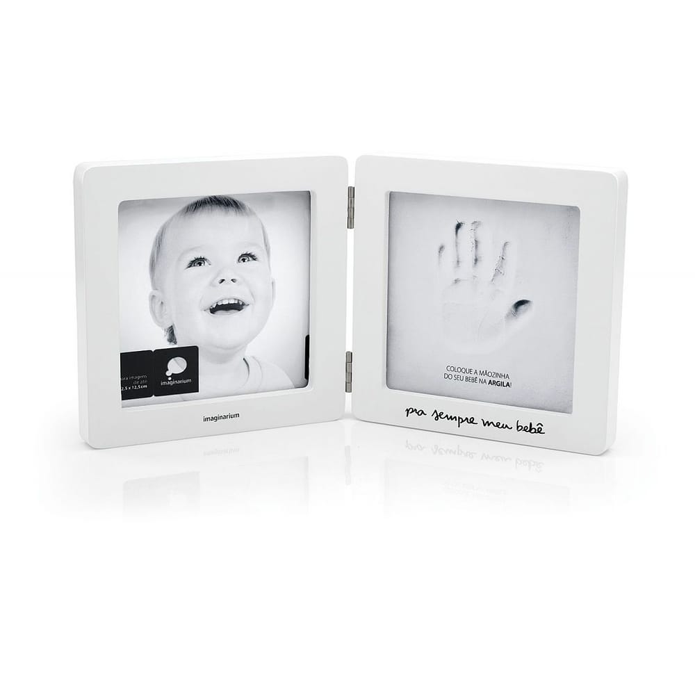 Porta Retrato 12X12 Registro Mão de Bebê