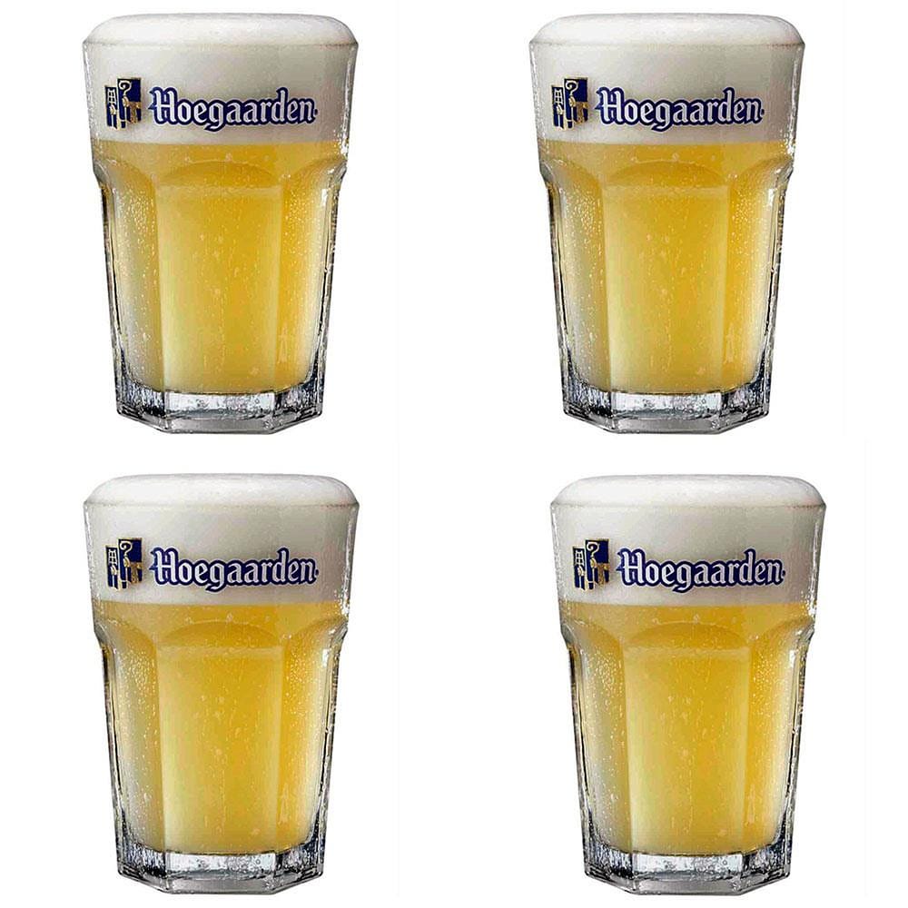Conjunto com 4 Copos para Cerveja Hoegaarden Globimport - 400ml