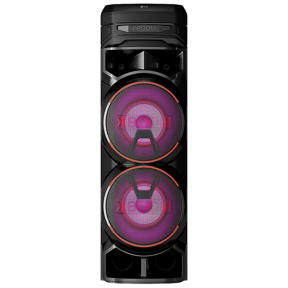 Torre de Som LG XBOOM RNC9 com Bluetooth, Karaokê, Entradas de Microfone, Guitarra e Alto-falantes Duplos