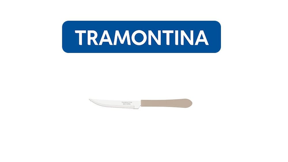 Kit Restaurante 100 Facas Tramontina Cinza