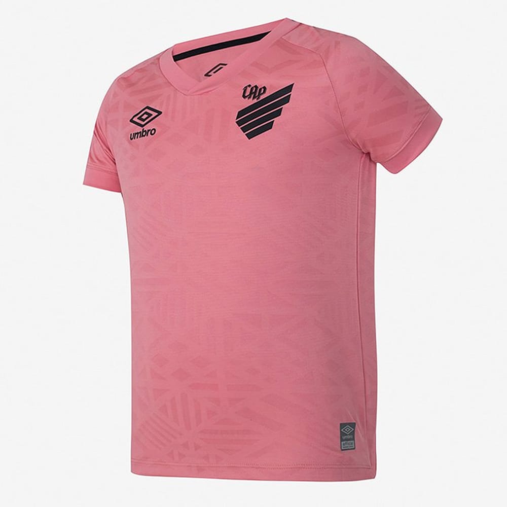 Camisa Infantil Athletico Paranaense Outubro Rosa 22/23 s/n° Torcedor Umbro Feminina