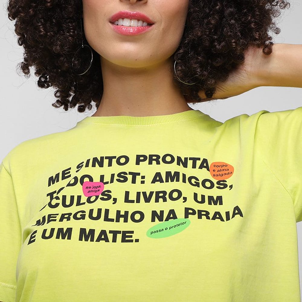 Blusa Oh, Boy! Me Sinto Pronta Feminina