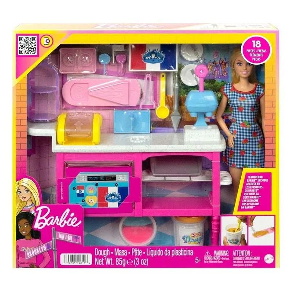 Boneca Barbie - Confeitaria Divertida HJY19 - Mattel