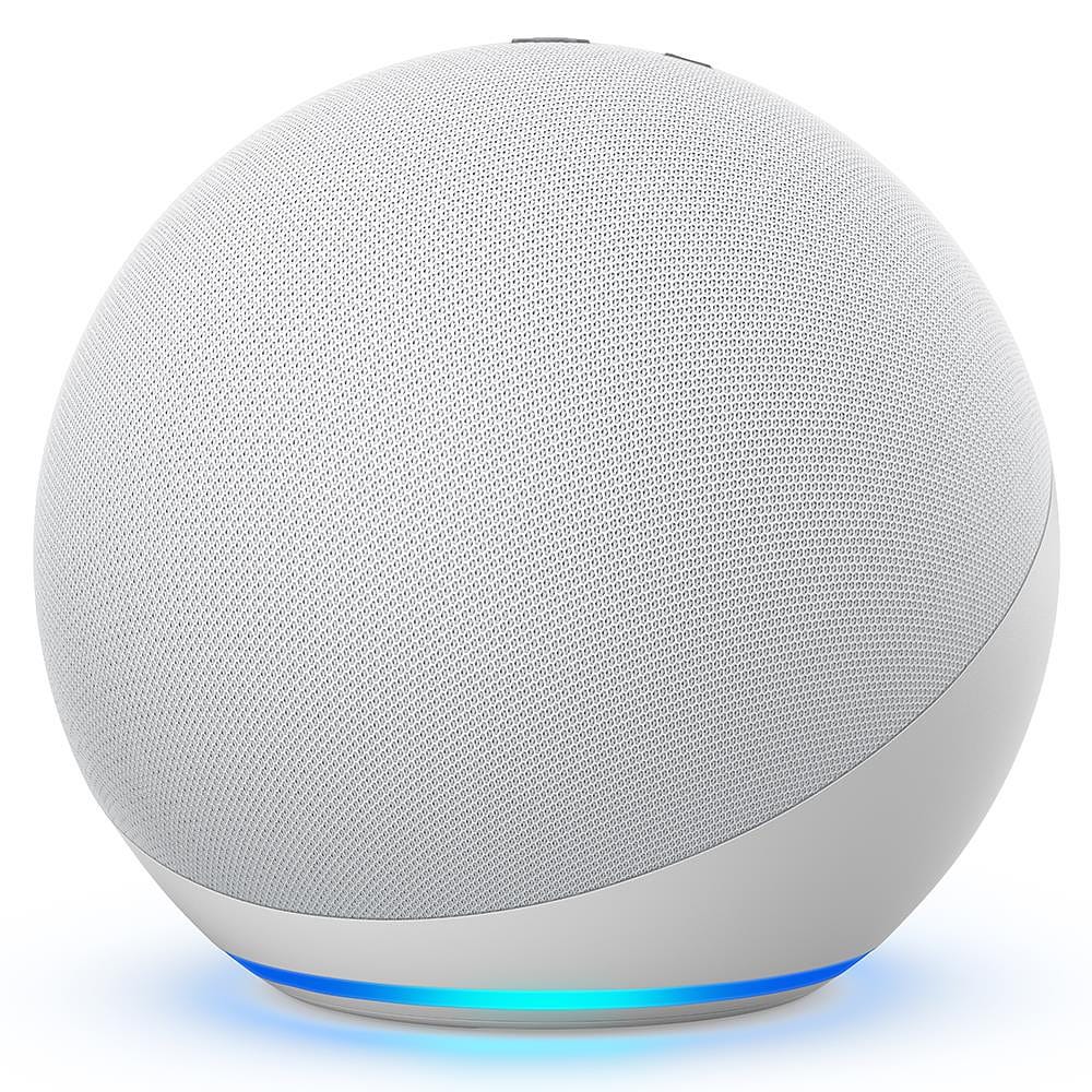 Smart Speaker Amazon Echo 4ª Geração com Hub de Casa Inteligente e Alexa – Branco