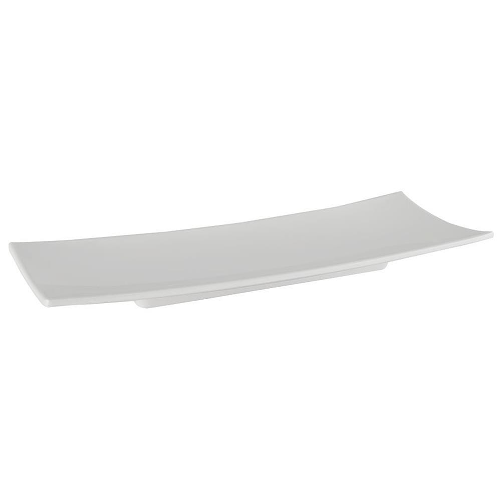 Travessa Sashimi Haus Concept Oriente Branco - 30,3x12,5x2,5cm