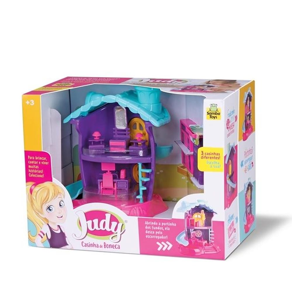 Casinha de Boneca Judy - Quarto - Samba Toys