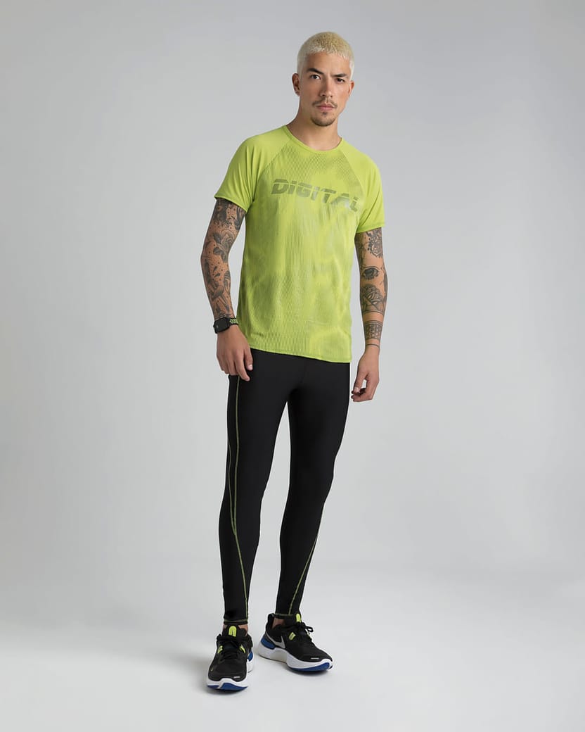 Calça Legging Masculina Em Malha Proteção UV50+ - ENFIM