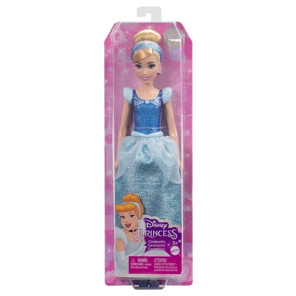 Boneca Princesa Cinderela - Saia Cintilante HLW02 - Mattel