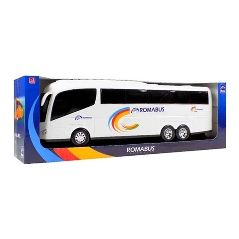 Miniatura Ônibus Executivo Branco - Roma