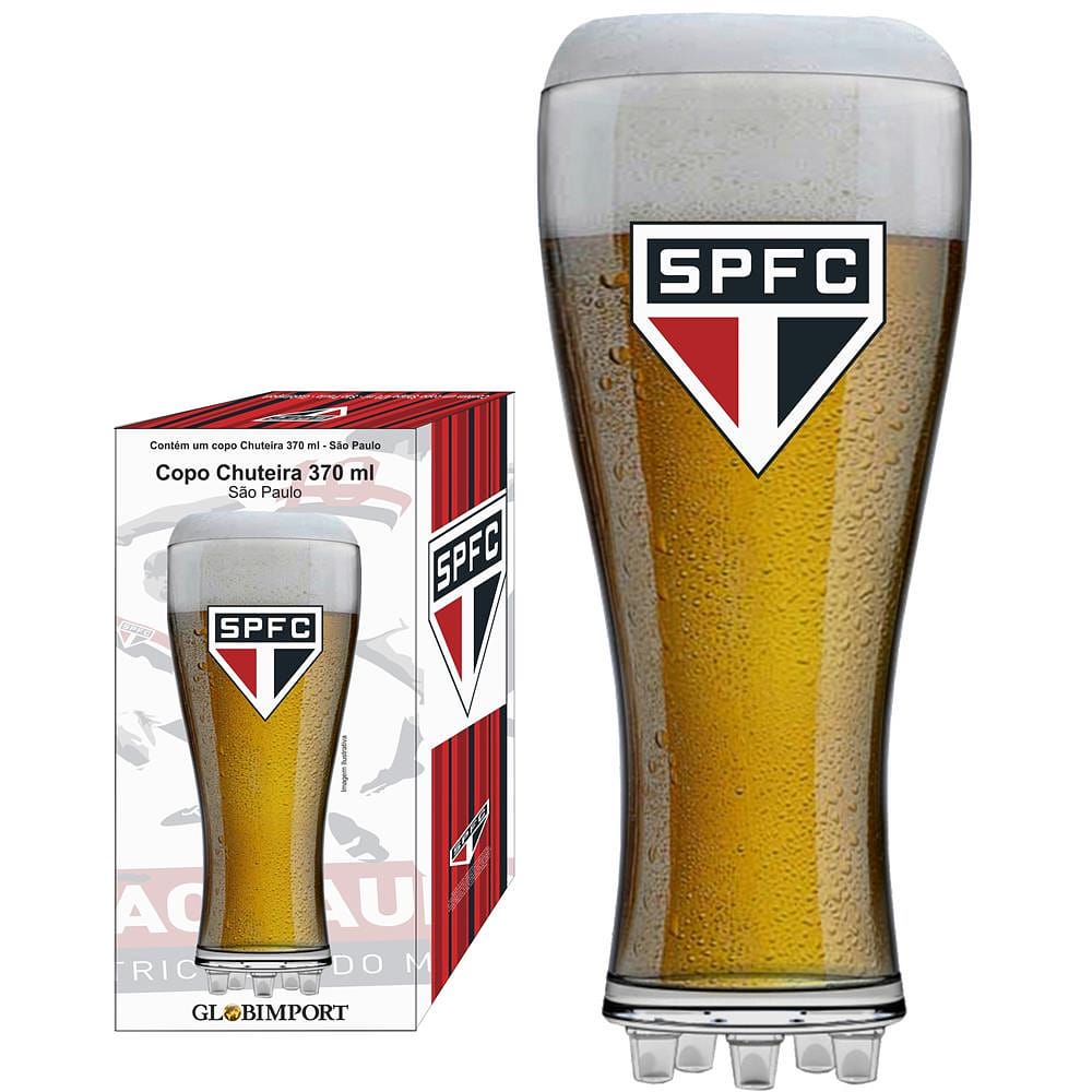 Copo Chuteira para Cerveja Globimport São Paulo 8605213 – 370 ml