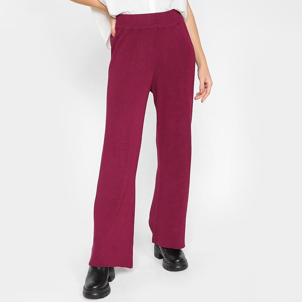 Calça Dzarm Flare Cintura Alta Feminina