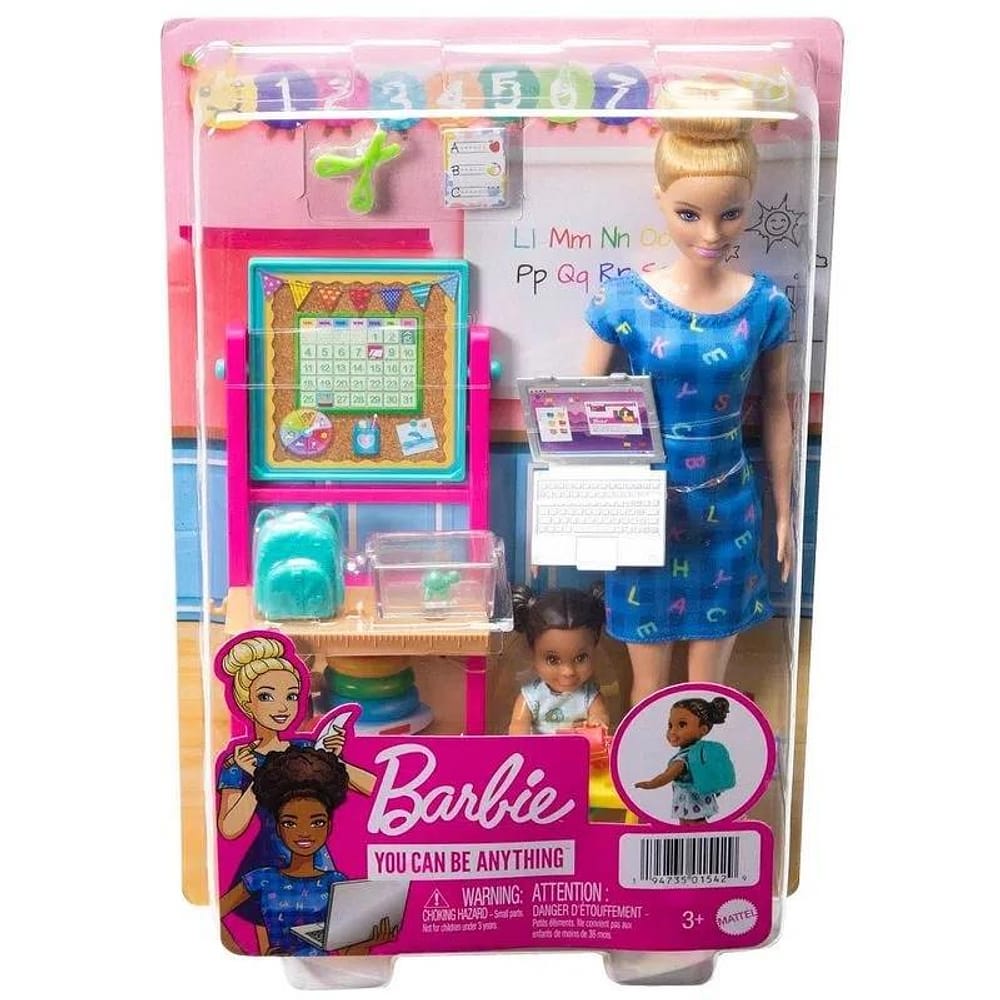 Barbie You Can be Anything Professora Loira HCN19 - Mattel