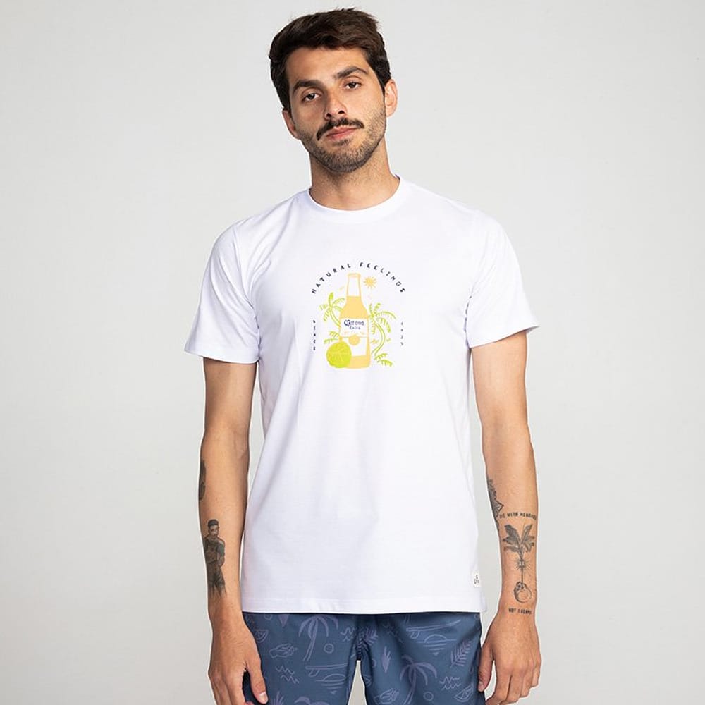 Camiseta Corona Reciclada Natural Feelings Masculina
