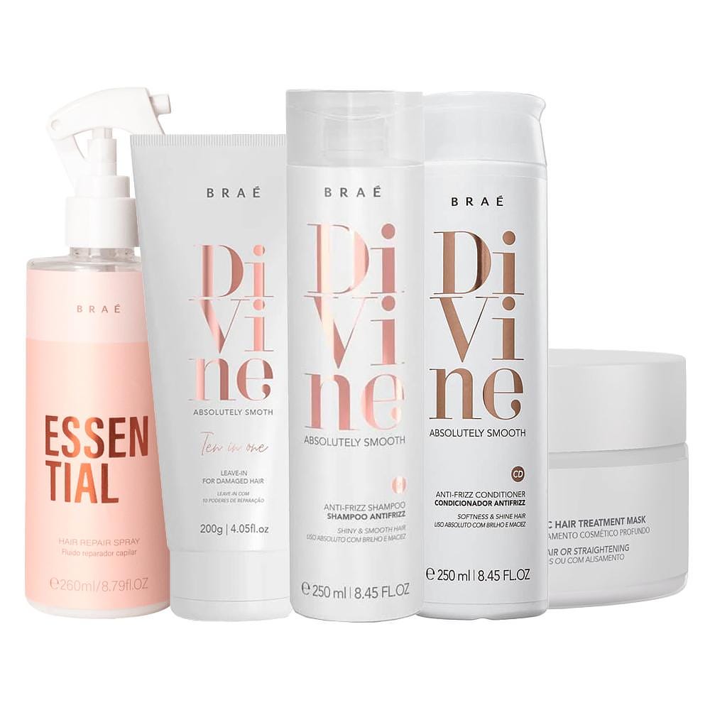 Kit Braé Divine - 4 Produtos + Fluido