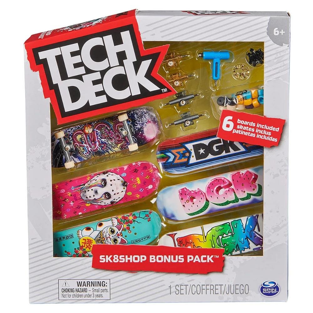 Kit 3 Skate de Dedo e Acessórios DGK Tech Deck - Sunny