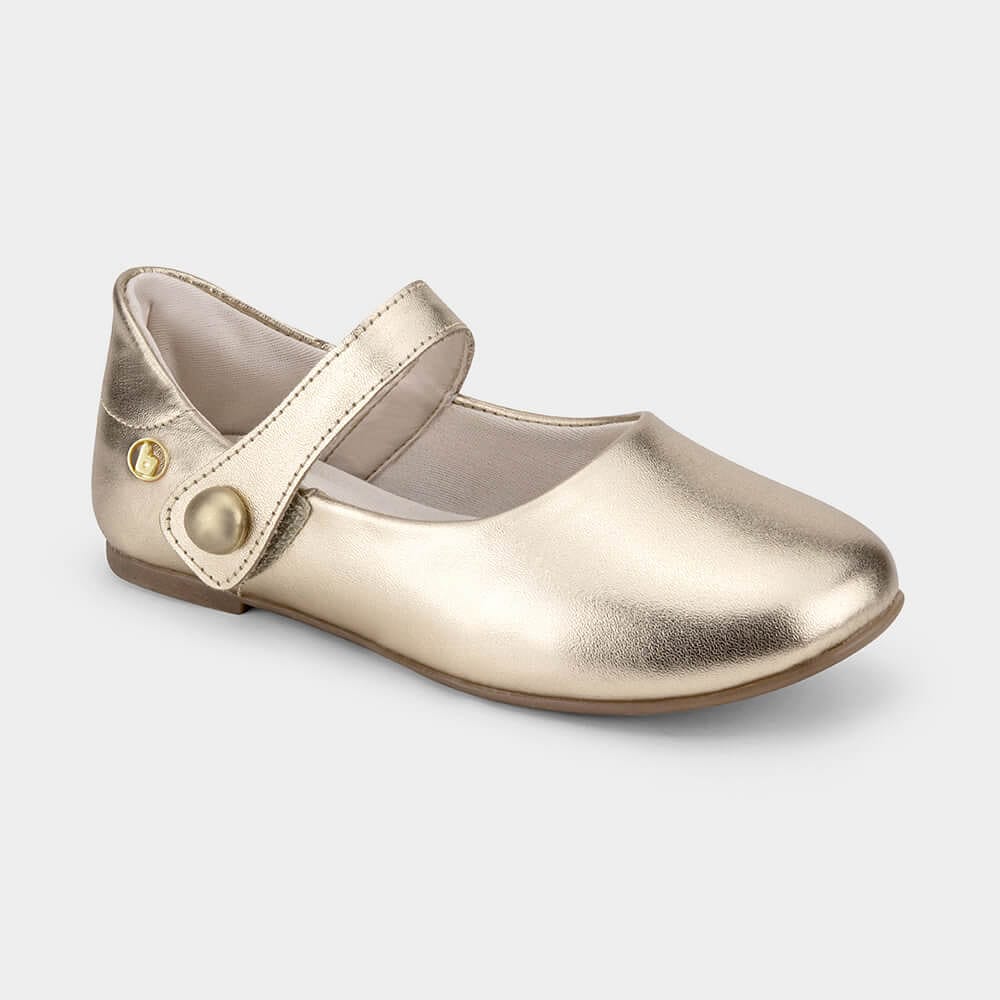 Sapatilha Infantil Bibi Ballerina Kids Dourada