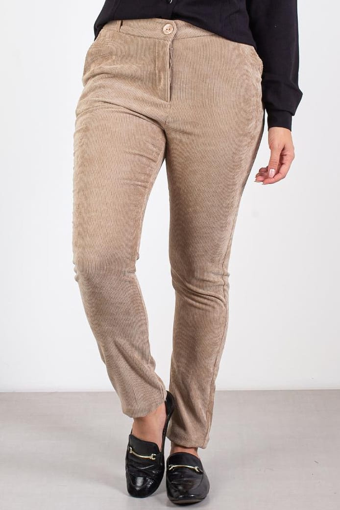 Calça feminina de veludo 012