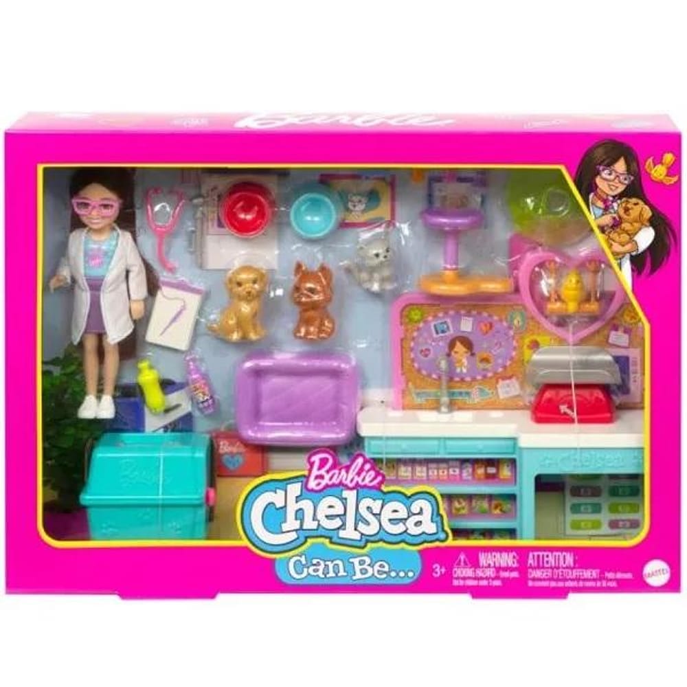 Barbie Chelsea - Veterinária - Can Be - HGT12 - Mattel