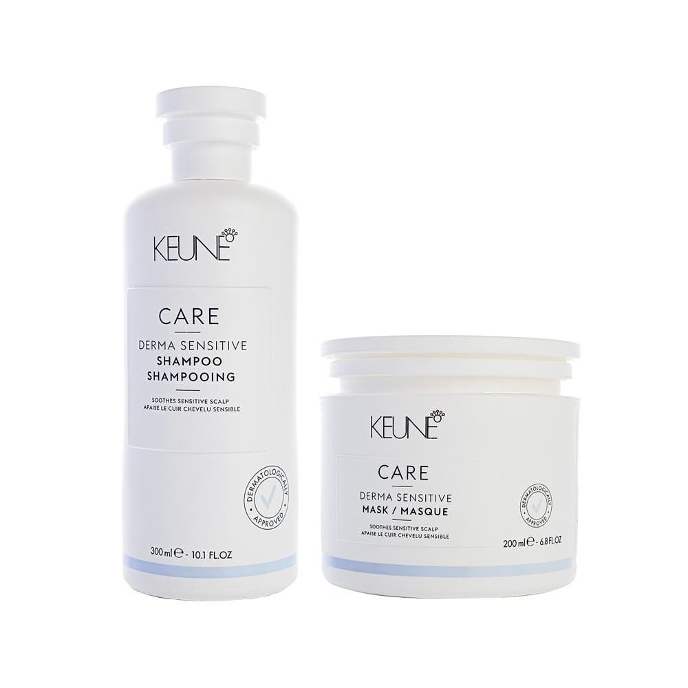 Kit Capilar Keune Derma Sensitive - Shampoo e Mascara de Hidratação 200 ml