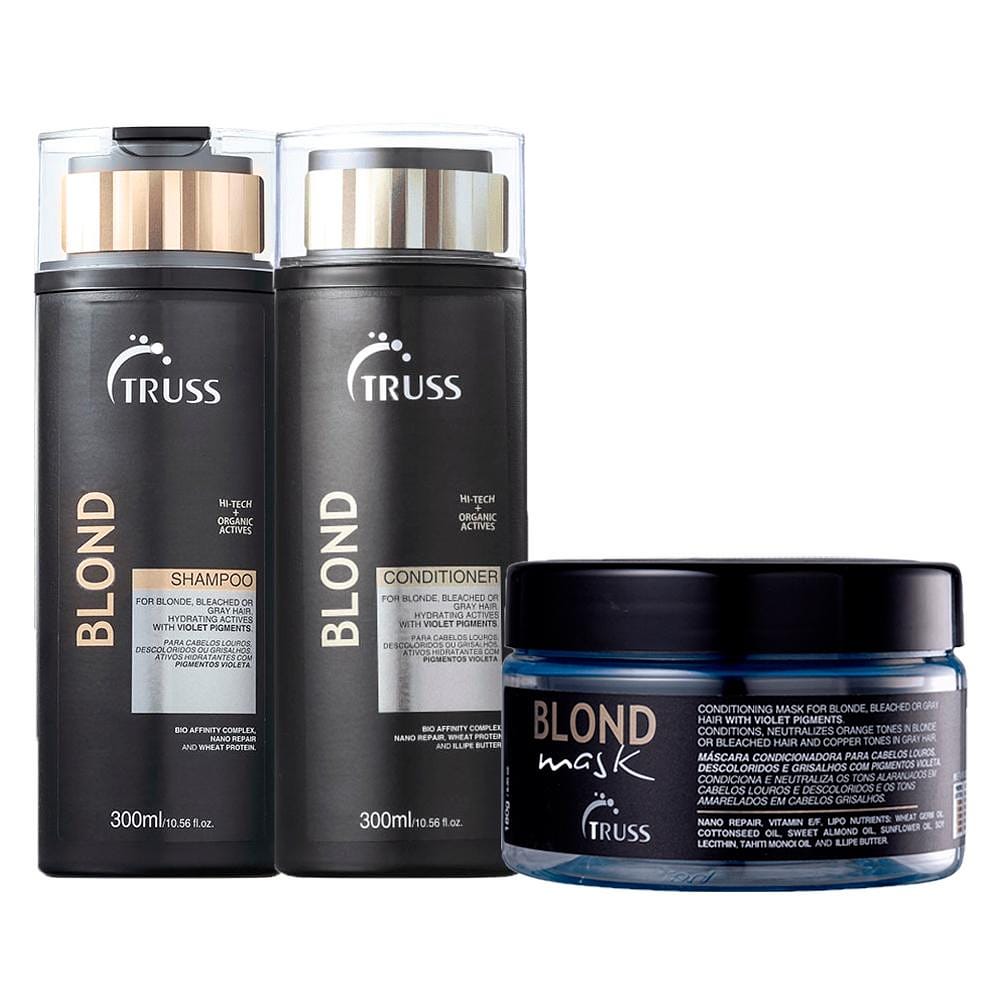 Kit Truss Blond - Shampoo e Condicionador e Máscara