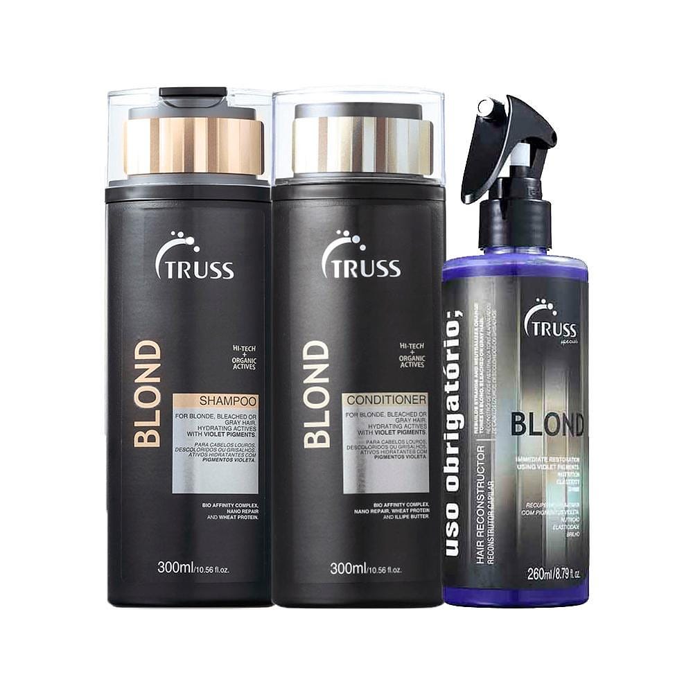Kit Truss Blond - Shampoo e Condicionador e Tratamento